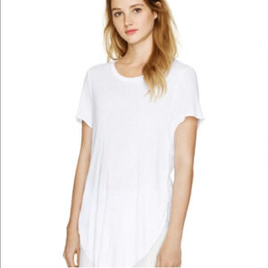 Aritzia Wilfred White Capucine Tee Eyelet‎ XS NWT
